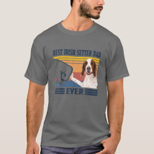 Bester Vater für ROT UND WEISS-SETTER-IRISH je Vat T-Shirt