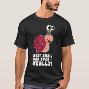 Bester Vater für Schnecken T-Shirt