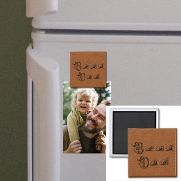 Bester Vater Fußball-Sporttext Magnet