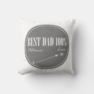 Bester Vater Geduld Liebe Pfeil Kissen Zierkissen