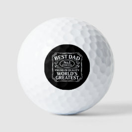 Bester Vater Golfball