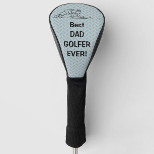 Bester Vater Golfer je! Golf Head Cover Headcover