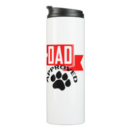 Bester Vater Hund genehmigt Thermal Tumbler Thermosbecher