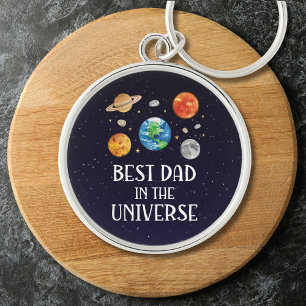 Bester Vater im Universum Lustige Zitate Vatertag Schlüsselanhänger