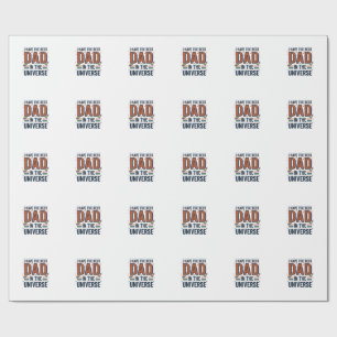 Bester Vater im Universum Space Vector Design_1 Geschenkpapier