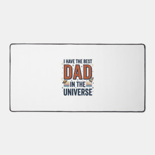 Bester Vater im Universum Space Vektor Design_1 Schreibtischunterlage