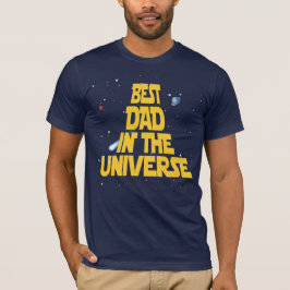 Bester Vater im Universum T-Shirt