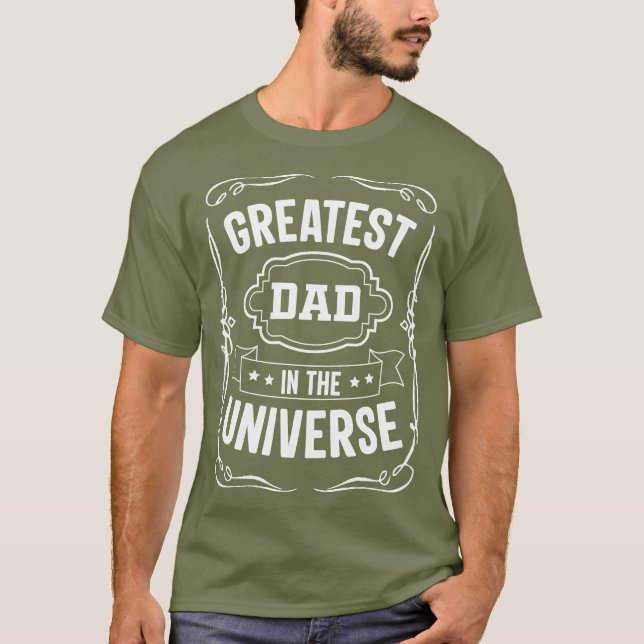Bester Vater im Universum T-Shirt (Vorderseite)