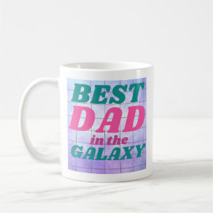 BESTER VATER IN DER GALAXIE KAFFEETASSE