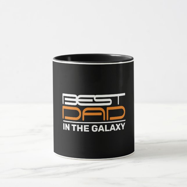 Bester VATER in der Galaxy-Tasse Tasse (Zentrum)