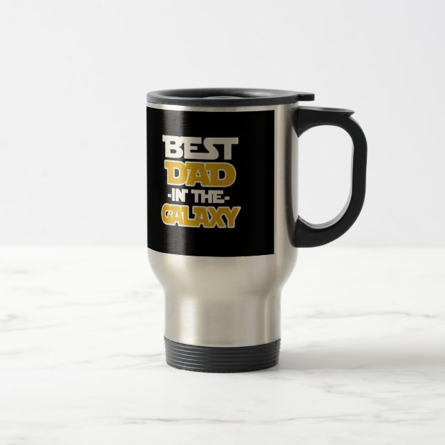 Bester Vater in der lustigen Sprichwort-Tasse der Reisebecher (Rechts)