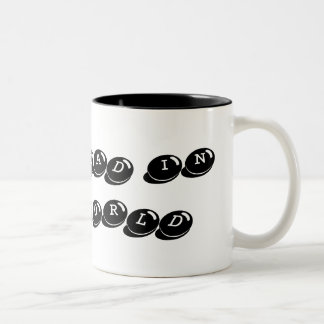 BESTER VATER in der WELTTasse Zweifarbige Tasse