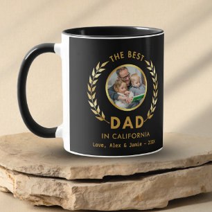 Bester Vater in Kalifornien, benutzerfreundliches  Tasse
