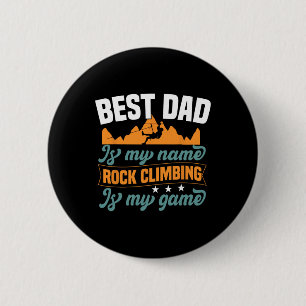 Bester Vater ist mein Name - Boulderer Klettervate Button