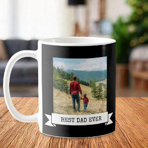 Bester Vater je 2 Foto Kaffeetasse
