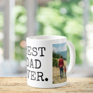 Bester Vater je 2 Foto Kaffeetasse