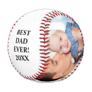 Bester Vater je 2 Foto Was Baseball