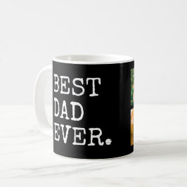 Bester Vater je 4 FotoCollage Kaffeetasse