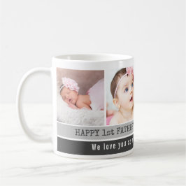 Bester Vater je 4 Fotomaterial zum ersten Mal Kaffeetasse