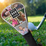 Bester Vater je 5 FamilienfotoCollage Golf Headcover<br><div class="desc">Das perfekte Geschenk für den Vatertag für den Golfer Papa - Eine 5-Foto-Collage aus Kindern und Familie und Typografie mit den Worten BEST VATER EVER!</div>