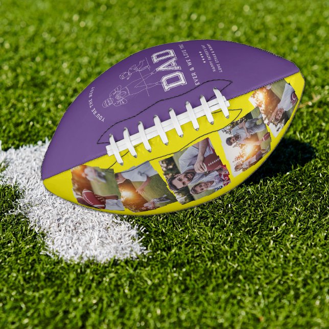 Bester Vater je | 5 Foto Vatertag Football (Von Creator hochgeladen)