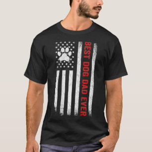Bester Vater je amerikanische Flagge Patriotische T-Shirt