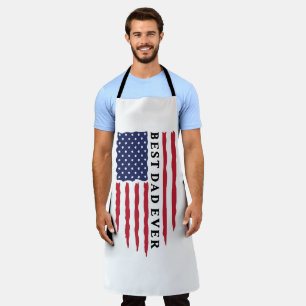 Bester Vater je amerikanische Flagge Schürze
