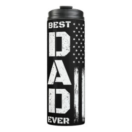 Bester Vater je amerikanische Flagge Thermosbecher