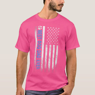 Bester Vater je amerikanische FlaggeGeschenk für d T-Shirt