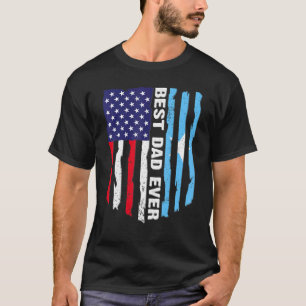 Bester Vater je amerikanischer somalischer Flaggen T-Shirt