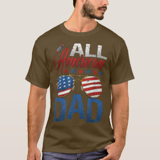 Bester Vater je amerikanischer VATER T-Shirt