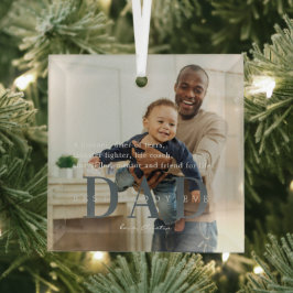 Bester Vater je | Angebot und Foto Ornament Aus Glas