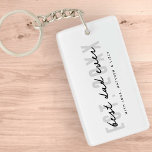 Bester Vater je Athletik Moderne Preppy Vatertag Schlüsselanhänger<br><div class="desc">Dieses einfache und moderne Design besteht aus san Serif und spielerischer Schriftzypografie.</div>