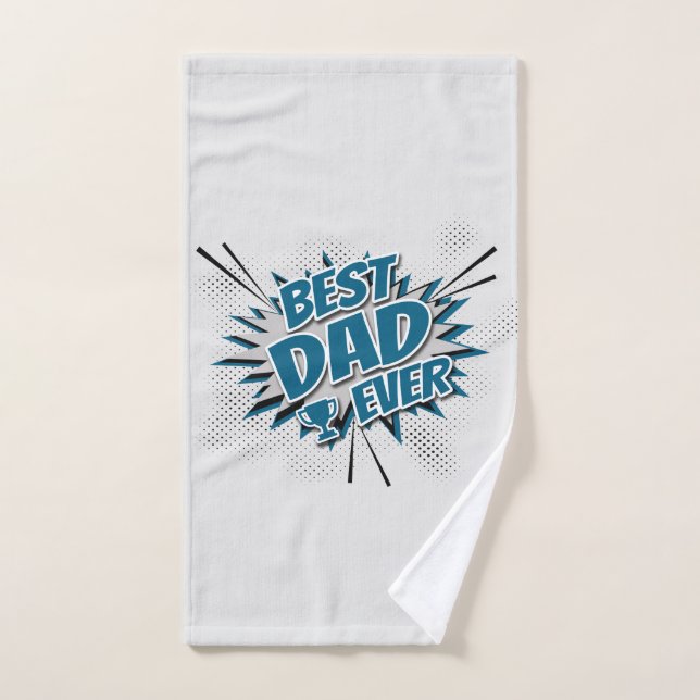 Bester Vater je Badhandtuch Set (Handtuch)