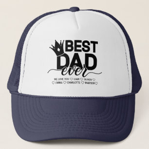 Bester Vater je Benutzerdefinierte Kindernamen Truckerkappe