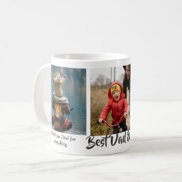 Bester Vater je benutzerdefinierten 3-Fotolage und Kaffeetasse