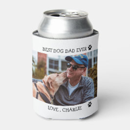 Bester Vater je benutzerdefinierten Pet-Foto Name Dosenkühler
