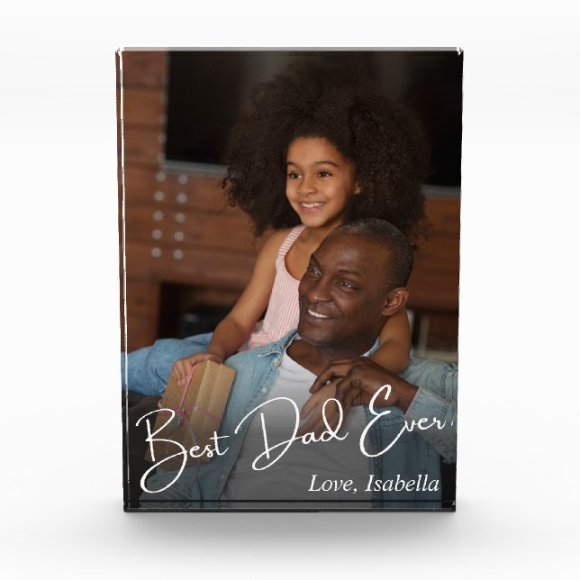 Bester Vater je benutzerdefiniertes Foto (Vorderseite)