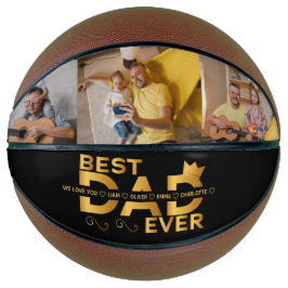 Bester Vater je benutzerdefiniertes Foto der Famil Basketball