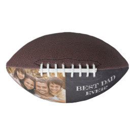 Bester Vater je! Benutzerdefiniertes Foto Football
