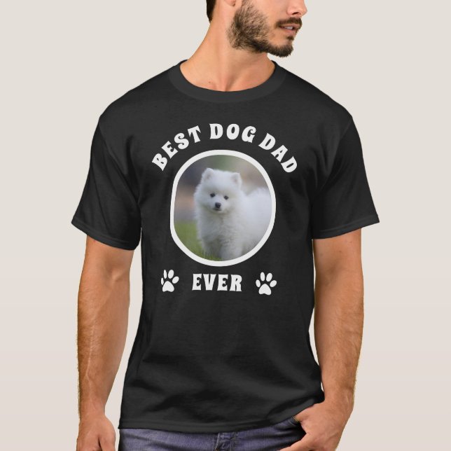 Bester Vater je benutzerdefiniertes Foto Personali T-Shirt (Vorderseite)