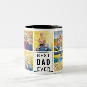 Bester VATER je benutzerdefiniertes Foto Personali Zweifarbige Tasse