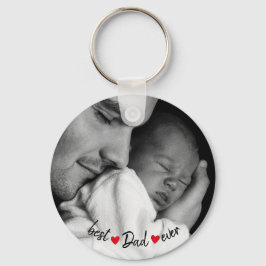 Bester Vater je benutzerdefiniertes Foto Schlüsselanhänger