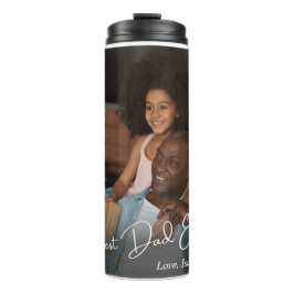 Bester Vater je benutzerdefiniertes Foto Thermosbecher