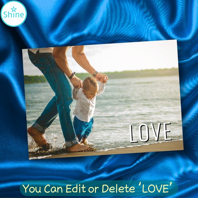 Bester VATER je Bester Vater je LIEBE individuelle Karte (Von Creator hochgeladen)