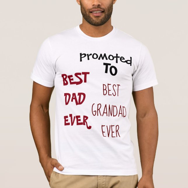 Bester Vater je beworben zu Besten Coolen Großbuch T-Shirt (Vorderseite)