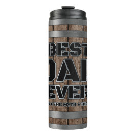 Bester Vater je Bierbarrel Thermosbecher