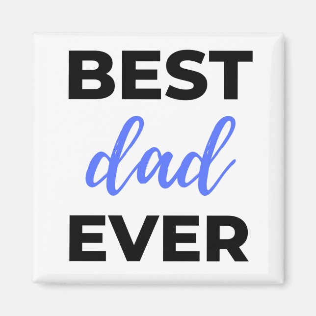 Bester Vater je Black Magnet (Vorne)