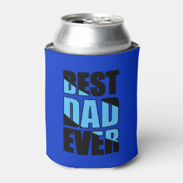 Bester Vater je blau Dosenkühler