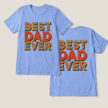 Bester Vater je Blue Tri-Blend T - Shirt
